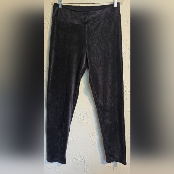 Cuddl Duds Pants - Cuddl Duds Double Plush Leggings Dark Gray